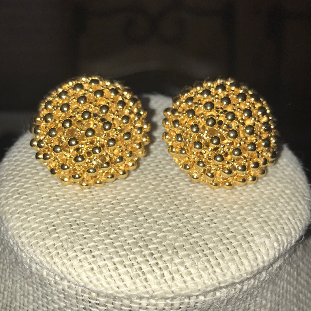 Gold Ciner Vintage Earrings